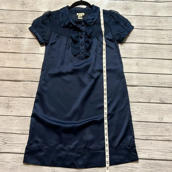 🌻Y2K 2eNV sz. S Navy Blue Dress w/tie back - Picture 7 of 10